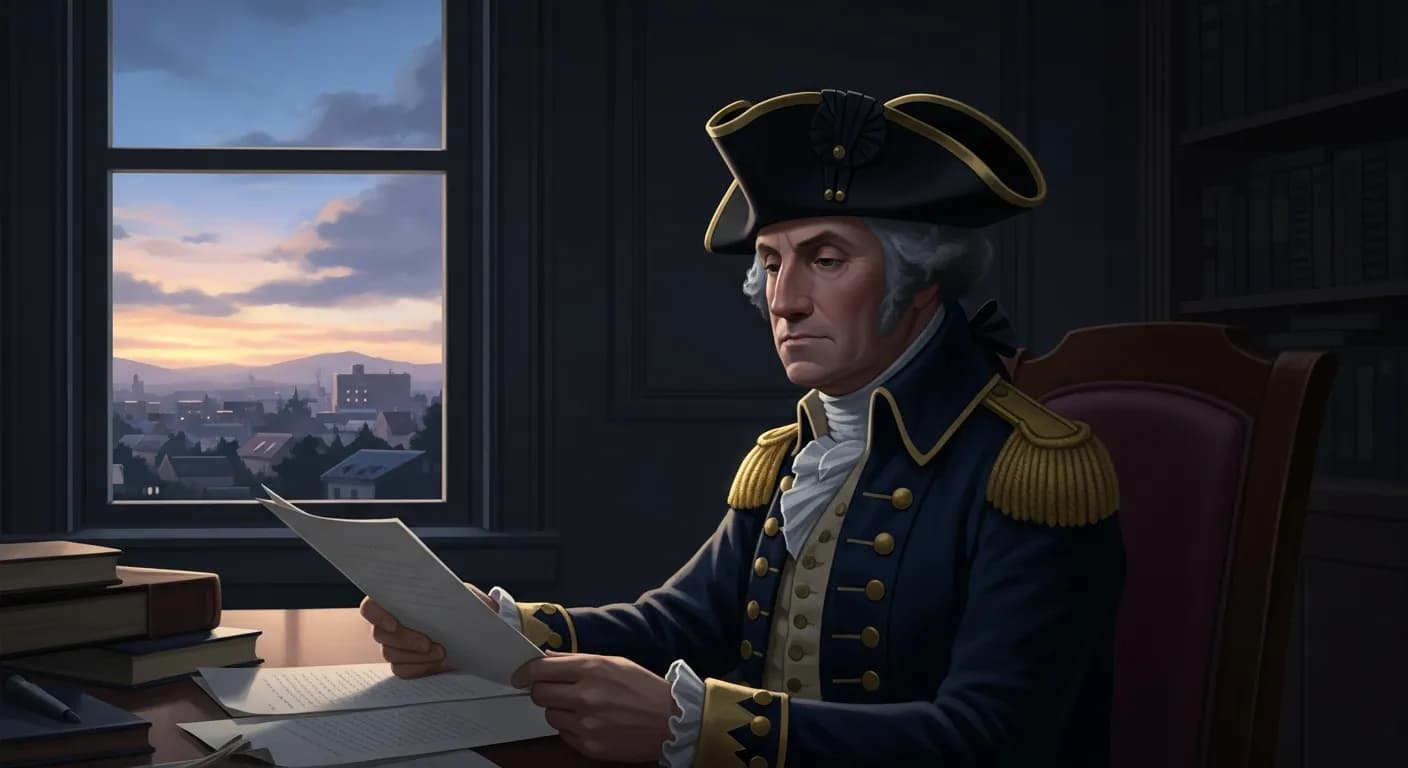 「ジョージ・ワシントン」「おのれの職分を守り黙々として勤めることは、中傷に対する最上の答えである。」の画像