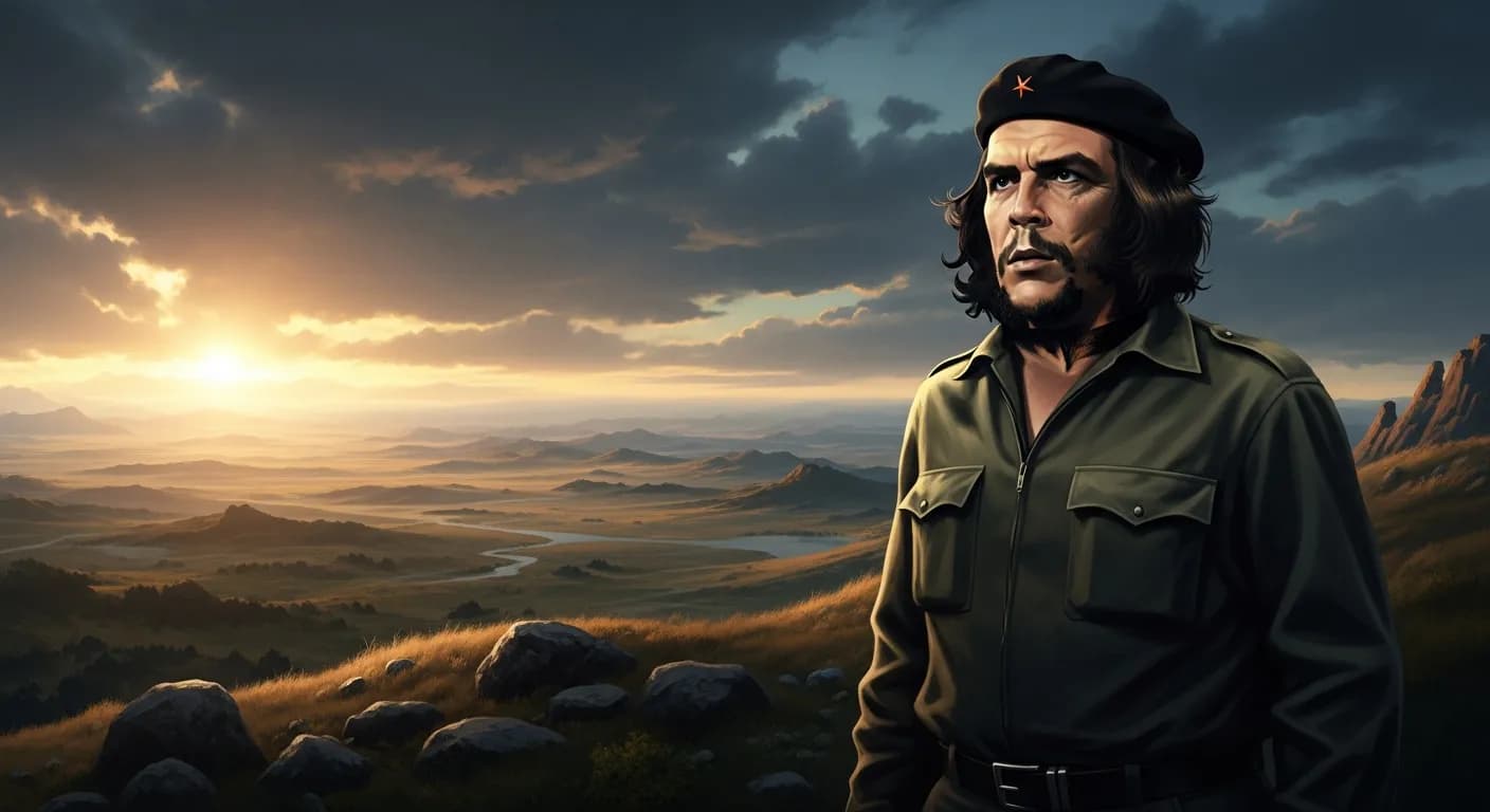 「チェ・ゲバラ」「わたしを導くものは真実への情熱だけだ。
この観点からすべてを考える。」の画像