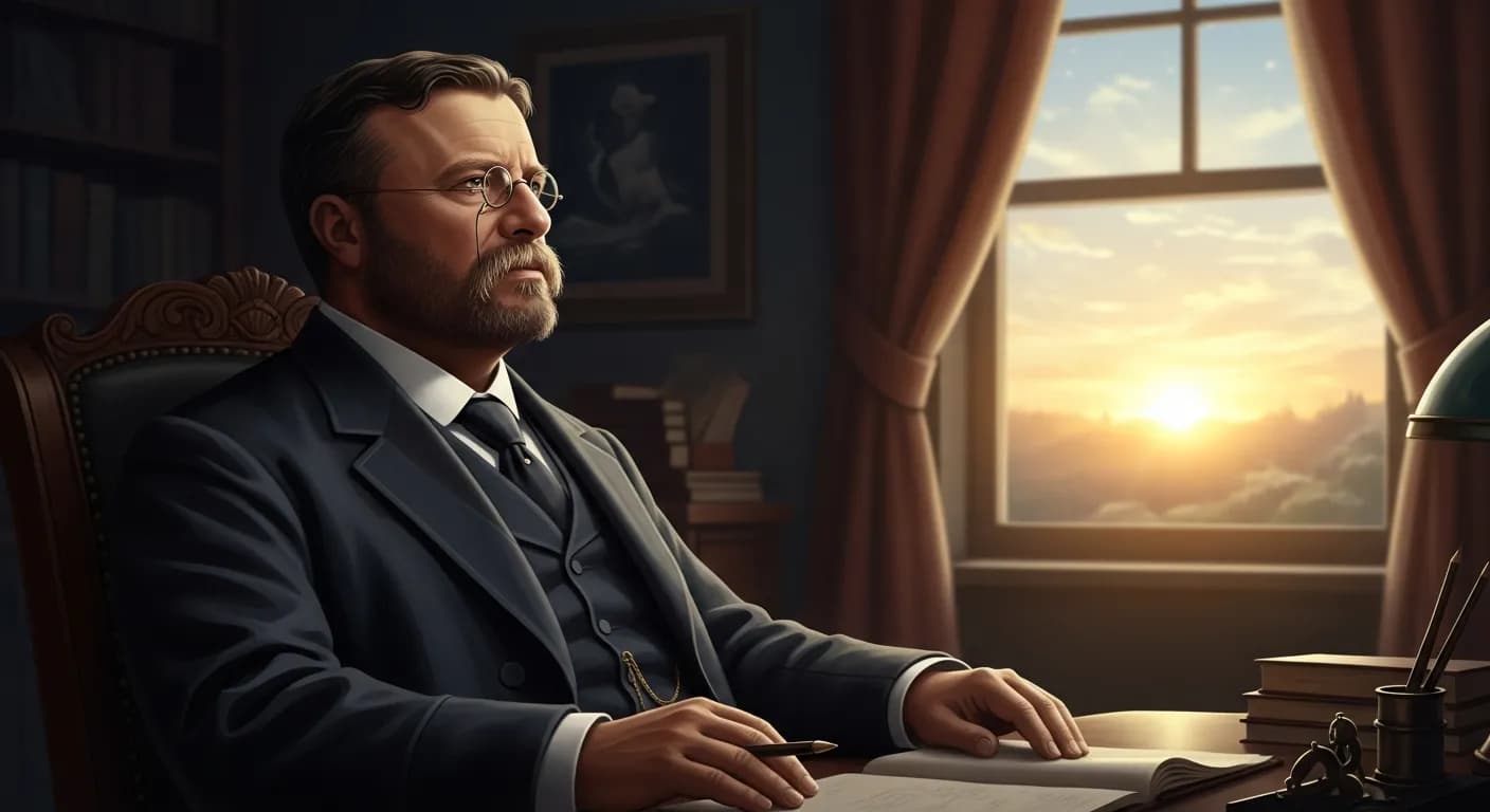 「セオドア・ルーズベルト」「老後も他のすべてと同じだ。
成功させるには、若く始めなければいけない。」の画像