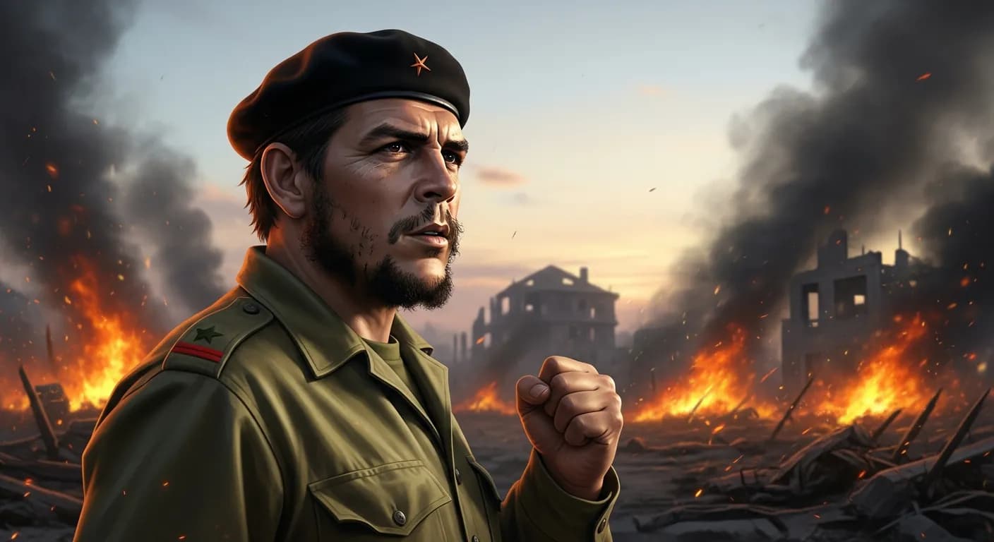 「チェ・ゲバラ」「目的のためには死をもいとわないと思えたとき、わたしたちは生きがいを確信することができる。」の画像