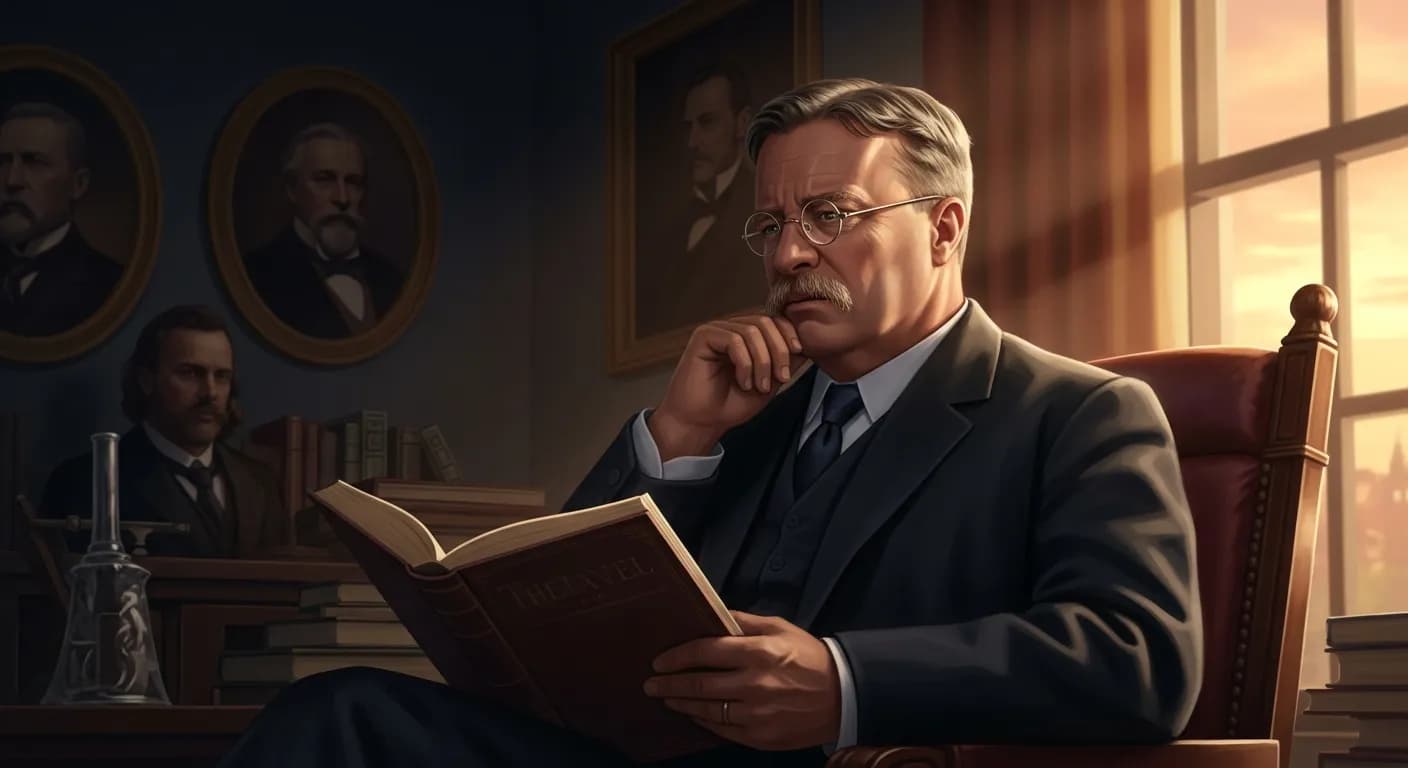 「セオドア・ルーズベルト」「私は、自分がこれまでに読んだすべてのものの一部である。」の画像