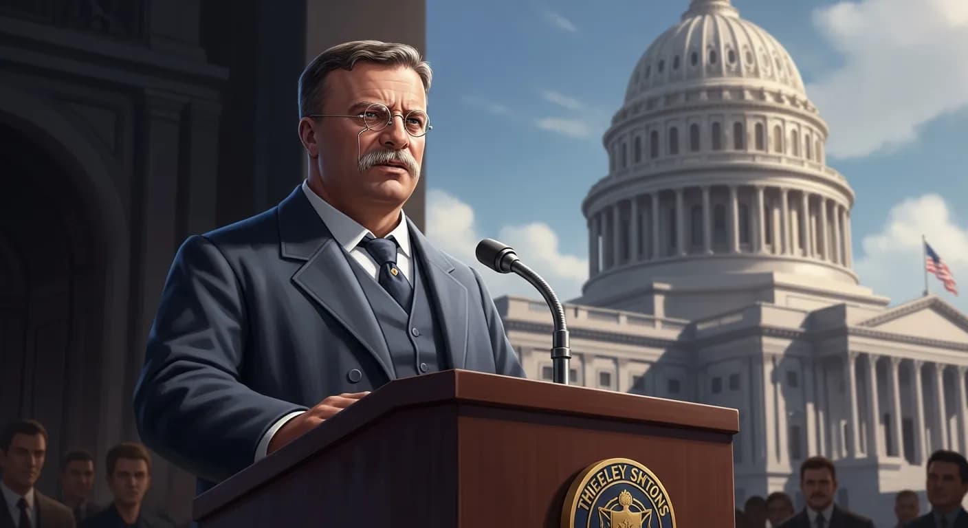 「セオドア・ルーズベルト」「礼儀は、勇気と等しく、紳士の印だ。」の画像