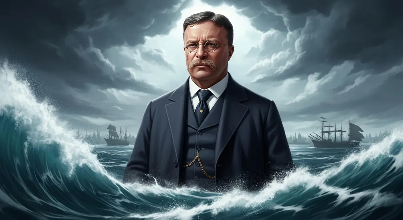 「セオドア・ルーズベルト」「自由のない秩序も秩序のない自由も等しく破壊的である。」の画像