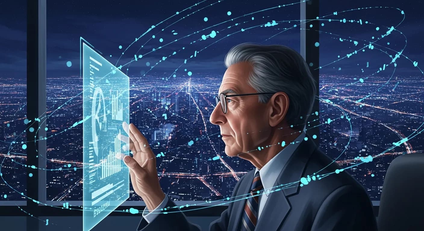 「ピーター・ドラッカー」「経営者と知識労働者にとっての唯一のツールは情報である。」の画像