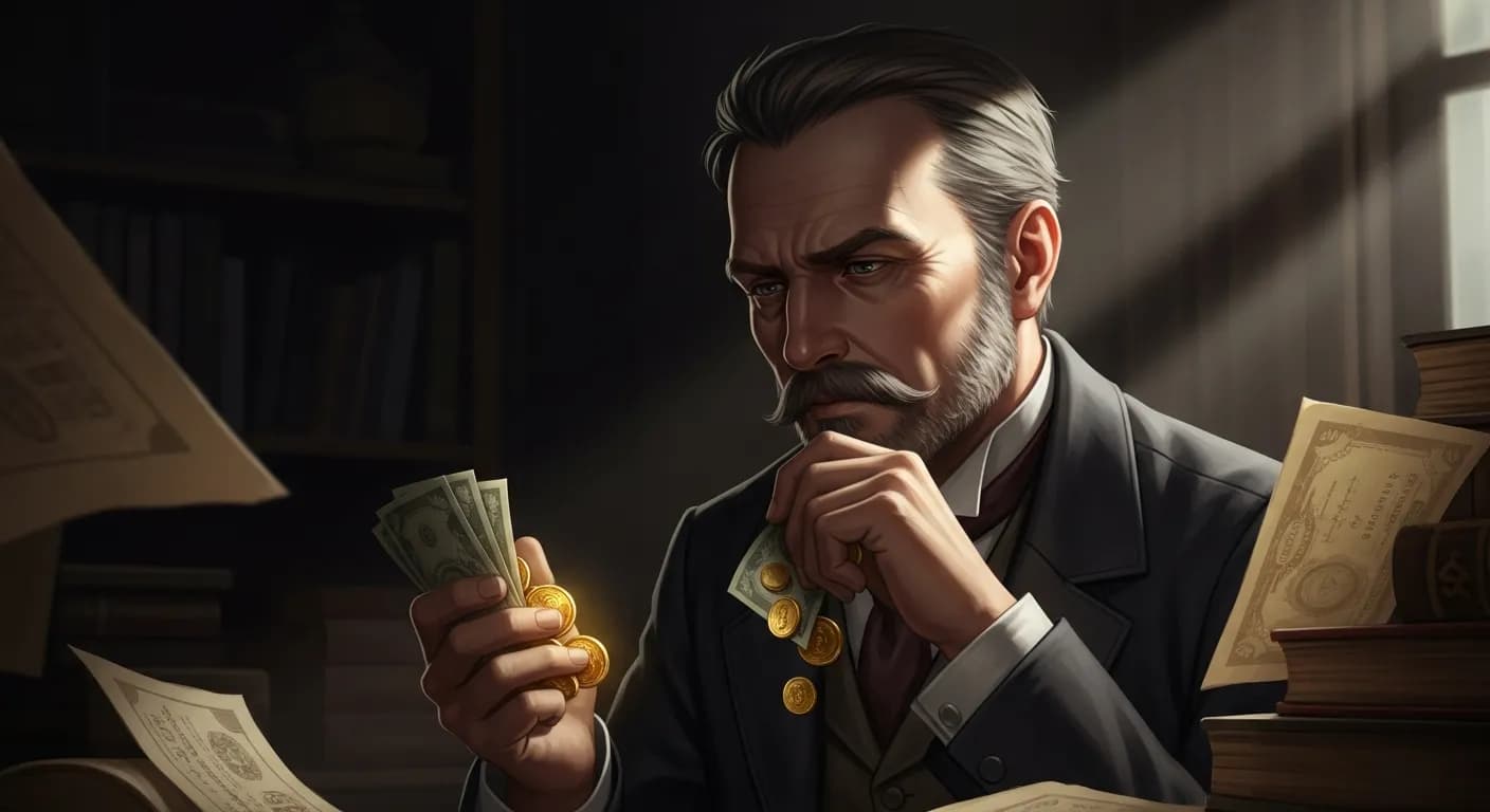 「アンブローズ・ビアス」「お金――手放すとき以外、何の役にも立たぬ恩恵物。」の画像