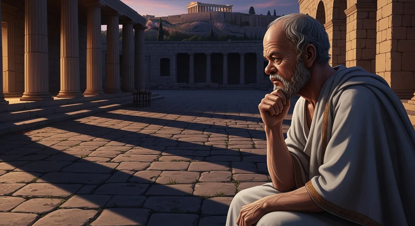 「ソクラテス」「魂の探求の無い生活は、人間にとって生きがいの無いものである。」の画像