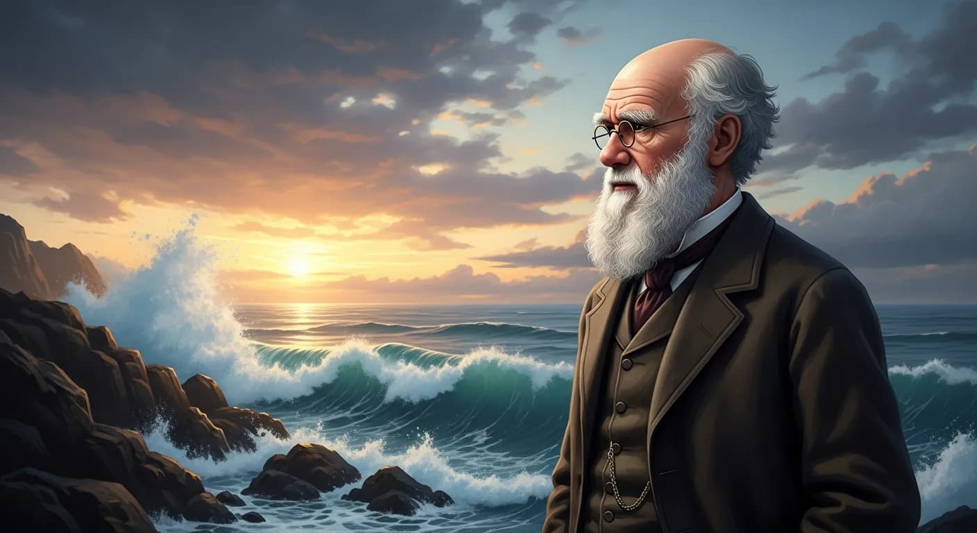 「チャールズ・ダーウィン」「死ぬことは、ちっとも怖くない。」の画像