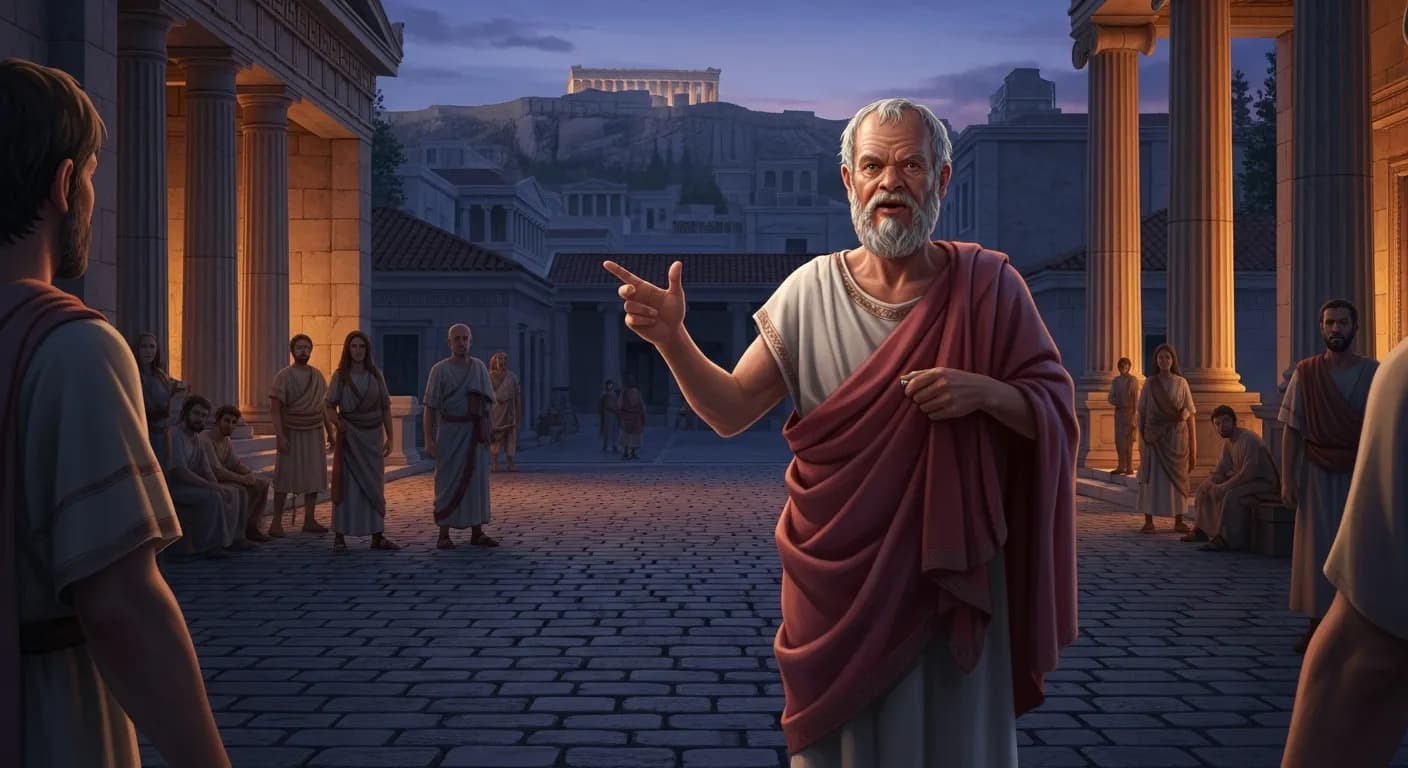 「ソクラテス」「よりよく生きる道を探し続けることが、最高の人生を生きることだ。」の画像