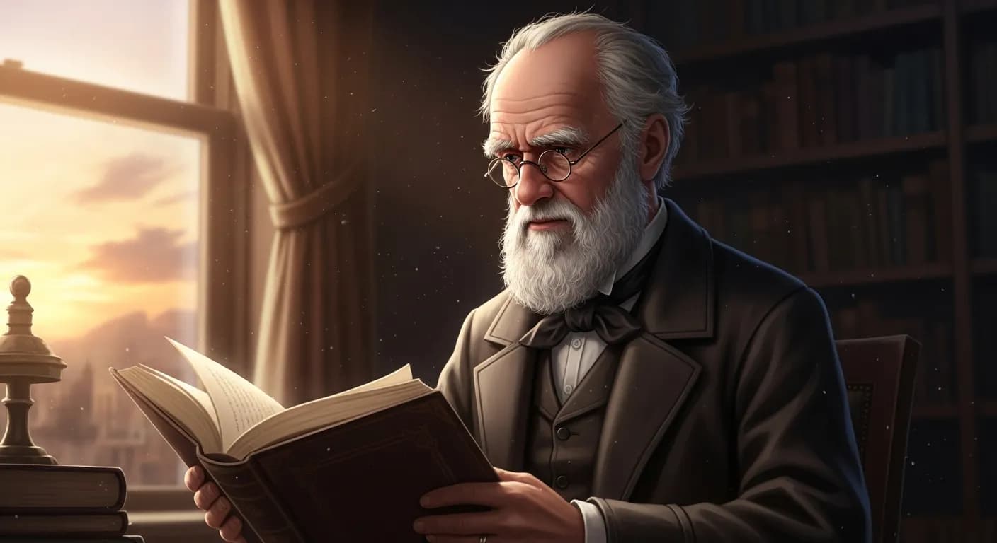 「チャールズ・ダーウィン」「一時間の浪費をなんとも思わない人は、人生の価値をまだ発見してはいない。」の画像