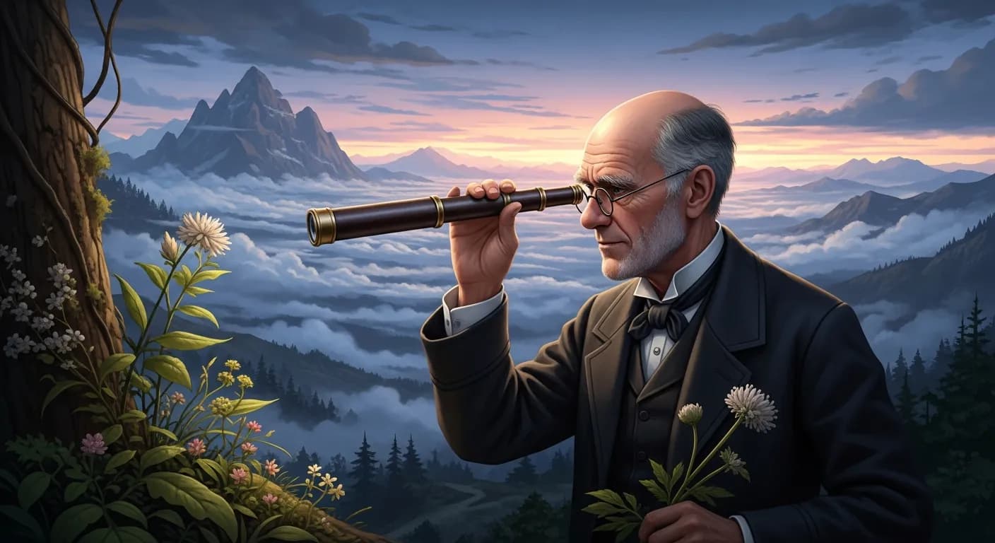 「チャールズ・ダーウィン」「私は名声を得るために自分の道から1インチなりともはずれたことはなかった。」の画像