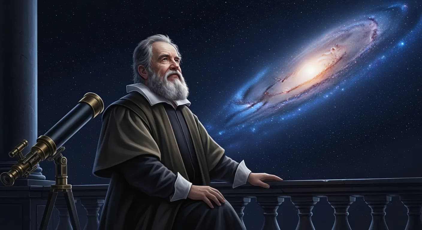 「ガリレオ・ガリレイ」「感覚が役に立たないとき、理性が役に立ち始めるのだ。」の画像