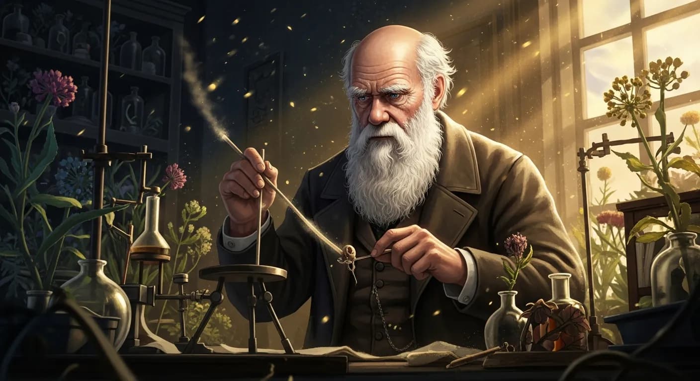 「チャールズ・ダーウィン」「愚者の実験が好きで、私は常にそれを行っている。」の画像