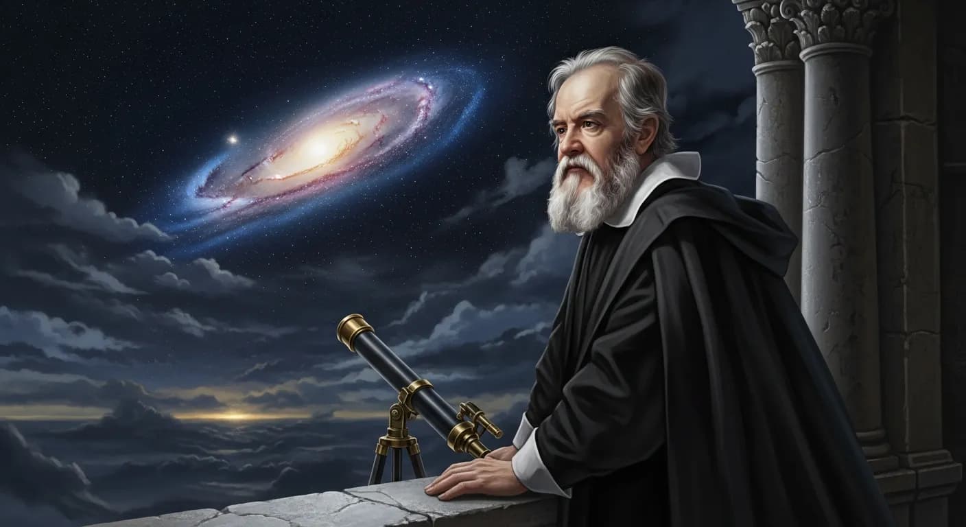 「ガリレオ・ガリレイ」「懐疑は発明の父である。」の画像