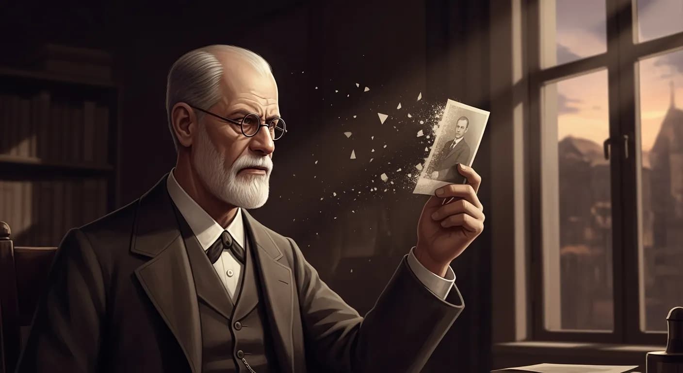 「ジークムント・フロイト」「忘れるのは、忘れたいからである。」の画像