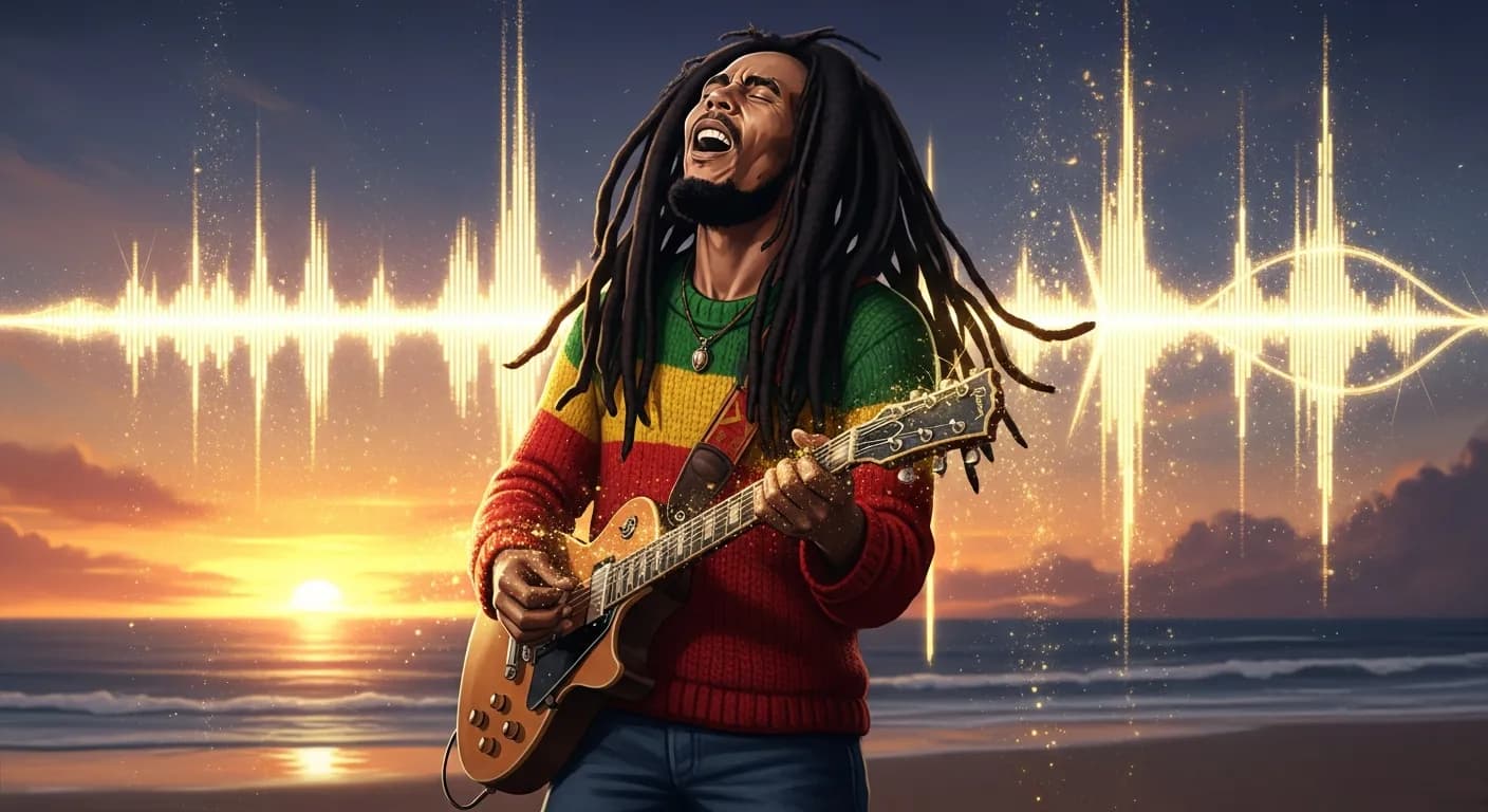 「ボブ・マーリー」「音に打ちのめされて傷付くものはいない。
それが音楽のいいところさ。」の画像