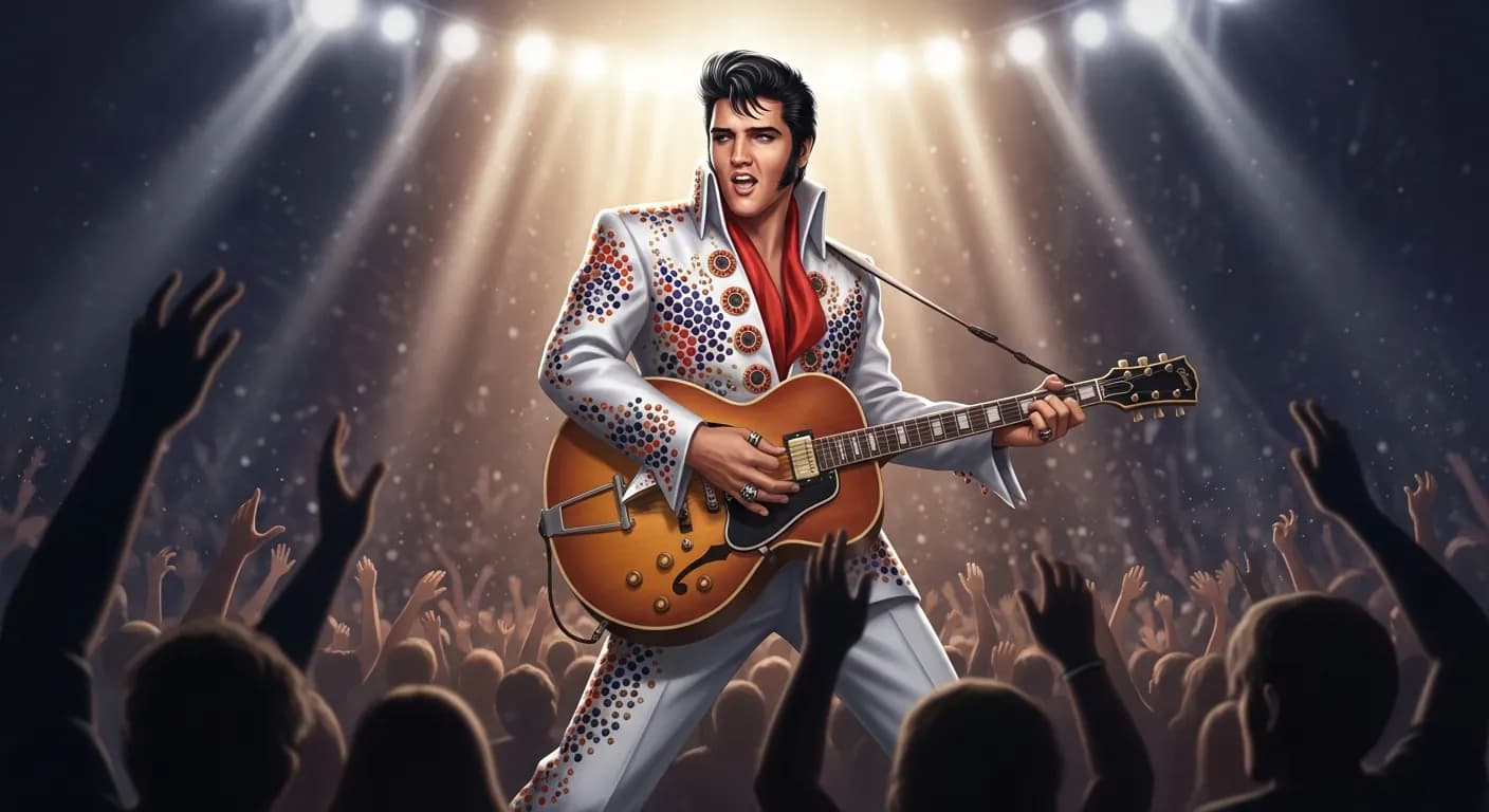 「エルヴィス・プレスリー」「価値観は指紋に似ている。
誰一人として同じものはないが、あらゆる行いにその痕跡を残す。」の画像