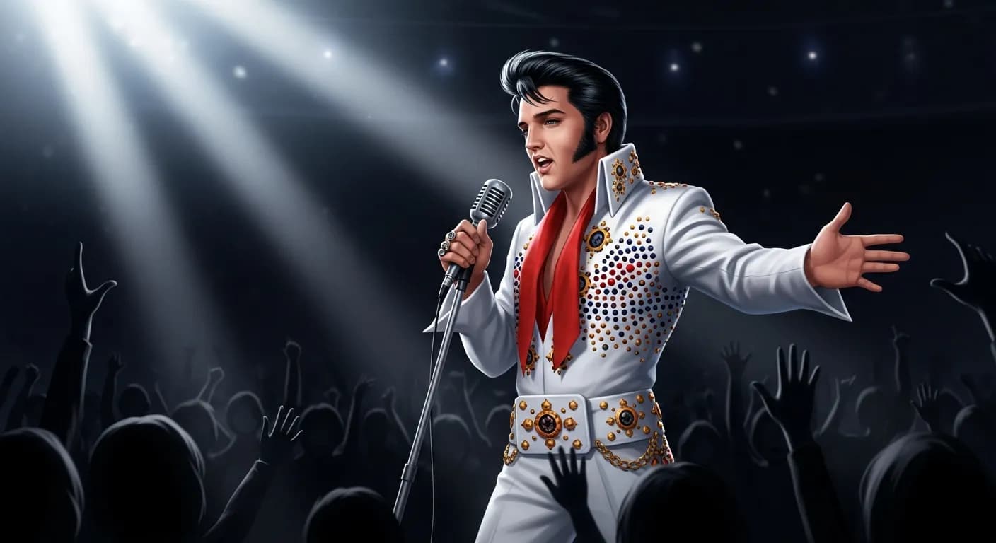 「エルヴィス・プレスリー」「自分には理解できないからって批判をするな。
君はそいつの立場を経験したこともないんだから。」の画像