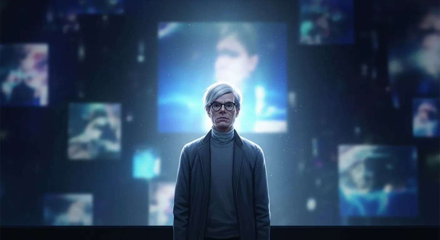 「アンディ・ウォーホル」「人生って、繰り返し見る度に変化していく映像のようなものだ。
そうだろう?」の画像