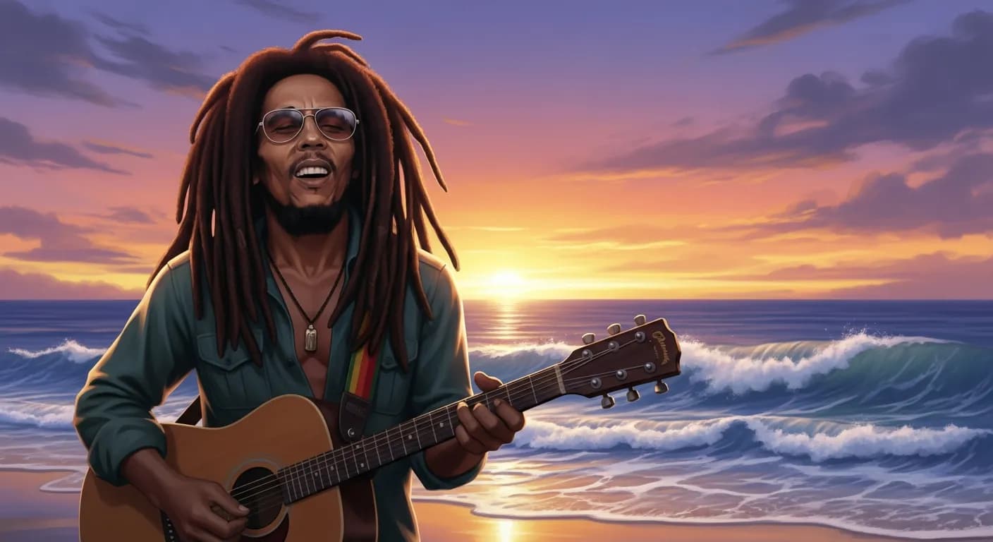 「ボブ・マーリー」「後ろ向きなやり方では、とても生きては行けないよ。
分かるかい。
前向きに進むんだ。
毎日が新しい日なんだから。」の画像