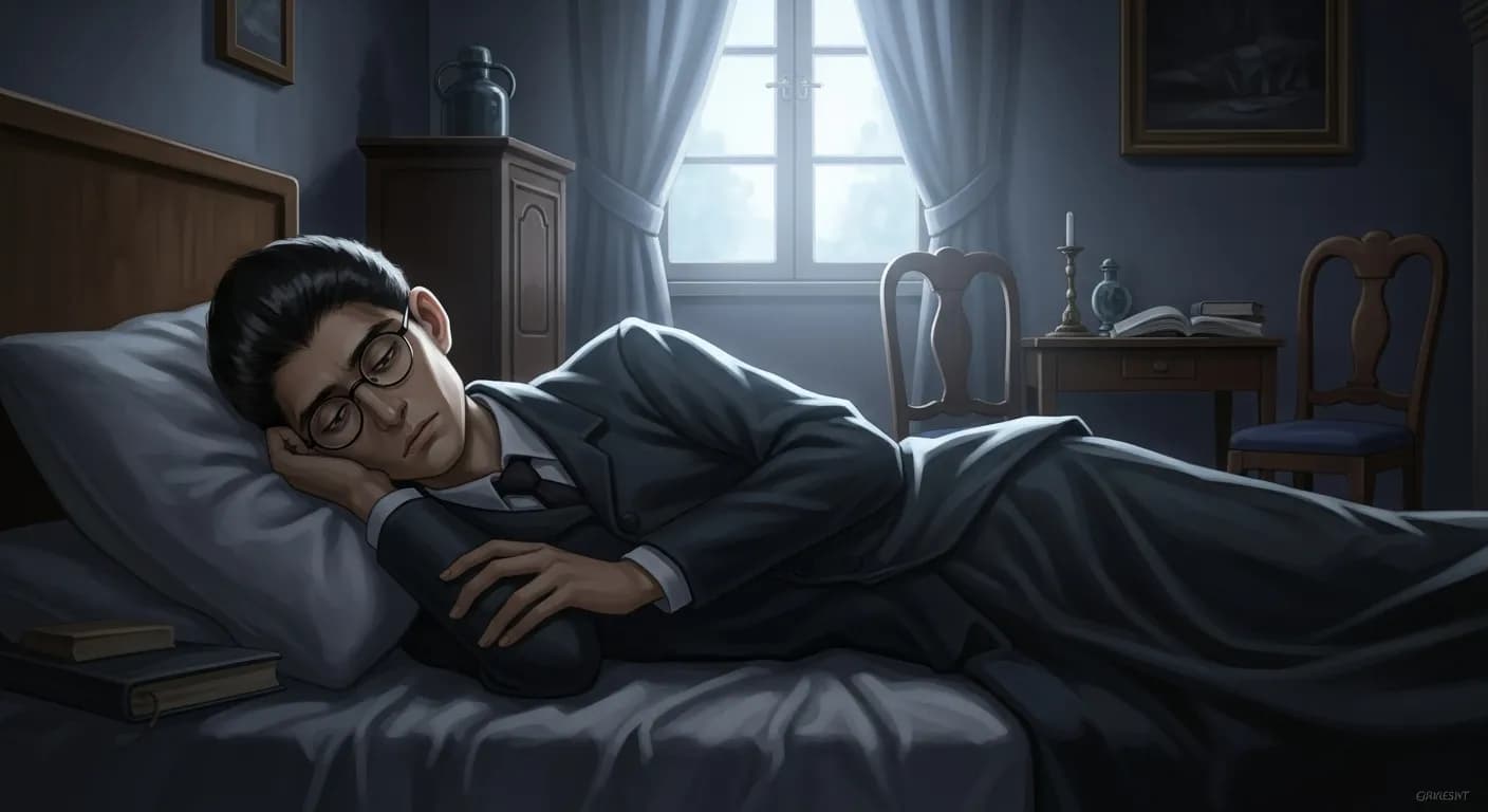 「フランツ・カフカ」「寝て、起き、寝て、起き。
みじめな人生。」の画像