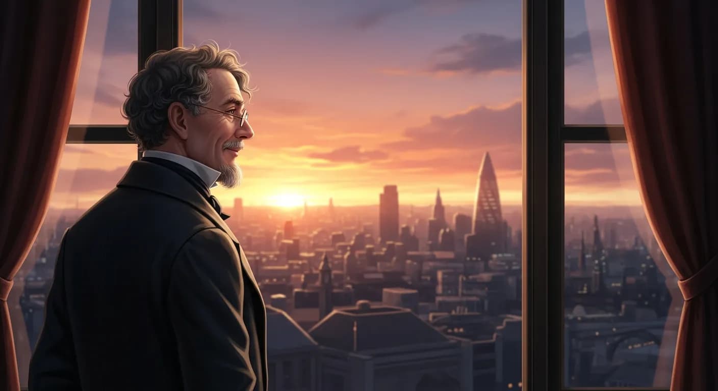 「チャールズ・ディケンズ」「あなたを見ていると幸せだ。
あなたのことを考えていると一日中幸せだ。」の画像