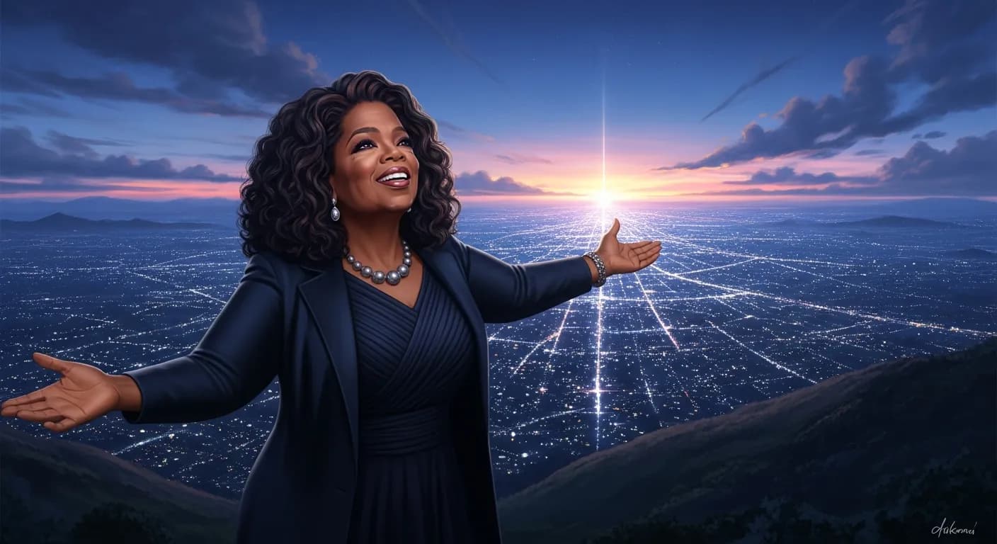 「オプラ・ウィンフリー」「今あなたが持っているものに感謝すれば、もっと多くのものを手にすることができるでしょう。
もし、あなたが持っていないものを気にしすぎたら、決して満足は得られないわ。」の画像