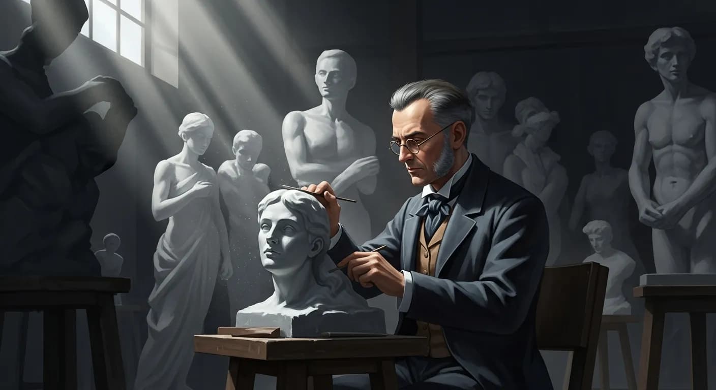 「オーギュスト・ロダン」「人間の身体は、まず第一にその魂を映し出す鏡であり、そのことが最高の美しさを生み出すのだ。」の画像