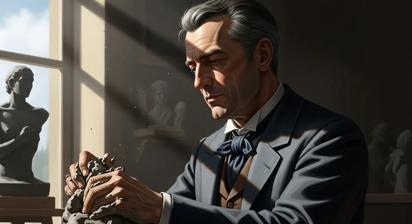 「オーギュスト・ロダン」「すべての偉大な画家はみな空間を探ります。
厚みの観念の中にこそ彼らの力は宿るのです。」の画像