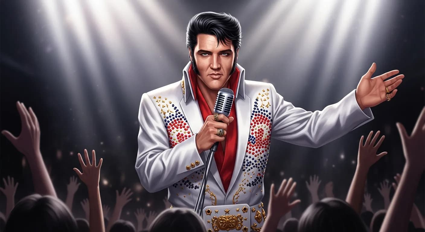 「エルヴィス・プレスリー」「うぬぼれすぎると、身を滅ぼすことになる。」の画像