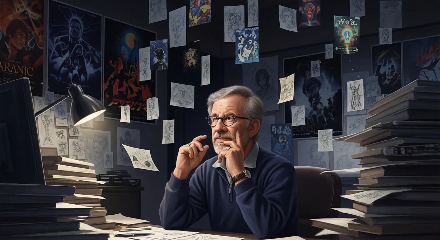 「スティーヴン・スピルバーグ」「すべての良いアイデアは悪いアイデアからスタートする。
だから良いアイデアが生まれるには長い時間がかかるんだ。」の画像