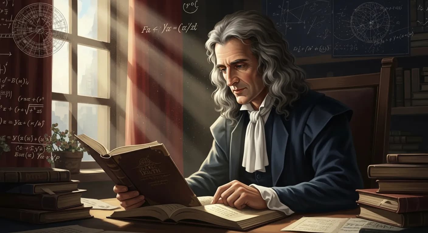 「アイザック・ニュートン」「プラトンは私の友、アリストテレスは私の友。
しかし、最大の友は真理である。」の画像