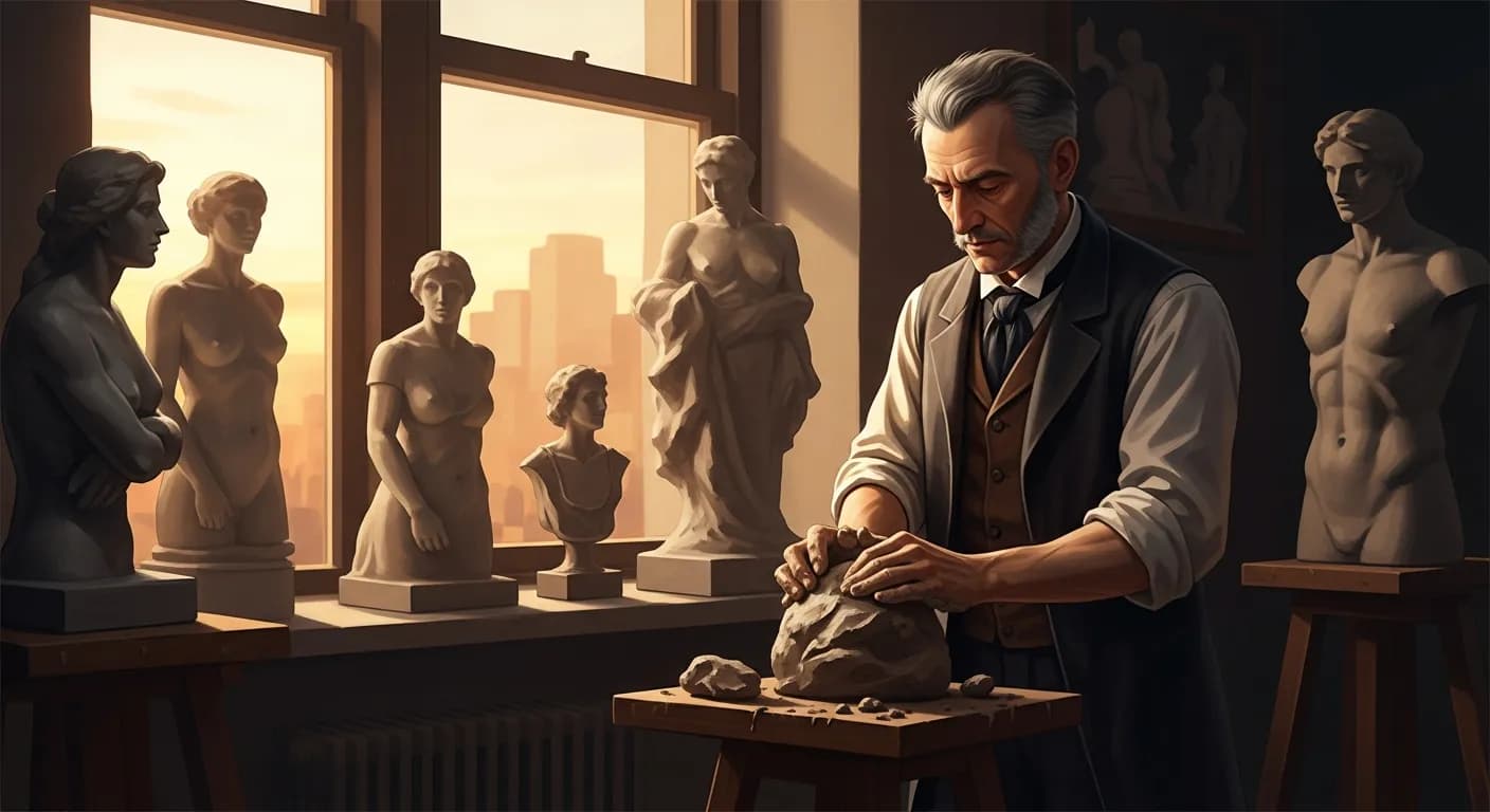 「オーギュスト・ロダン」「芸術家とは自分のやっていることに喜びを覚える人のこと。
だからすべての職業に芸術家がいるのが望ましいのだ。」の画像