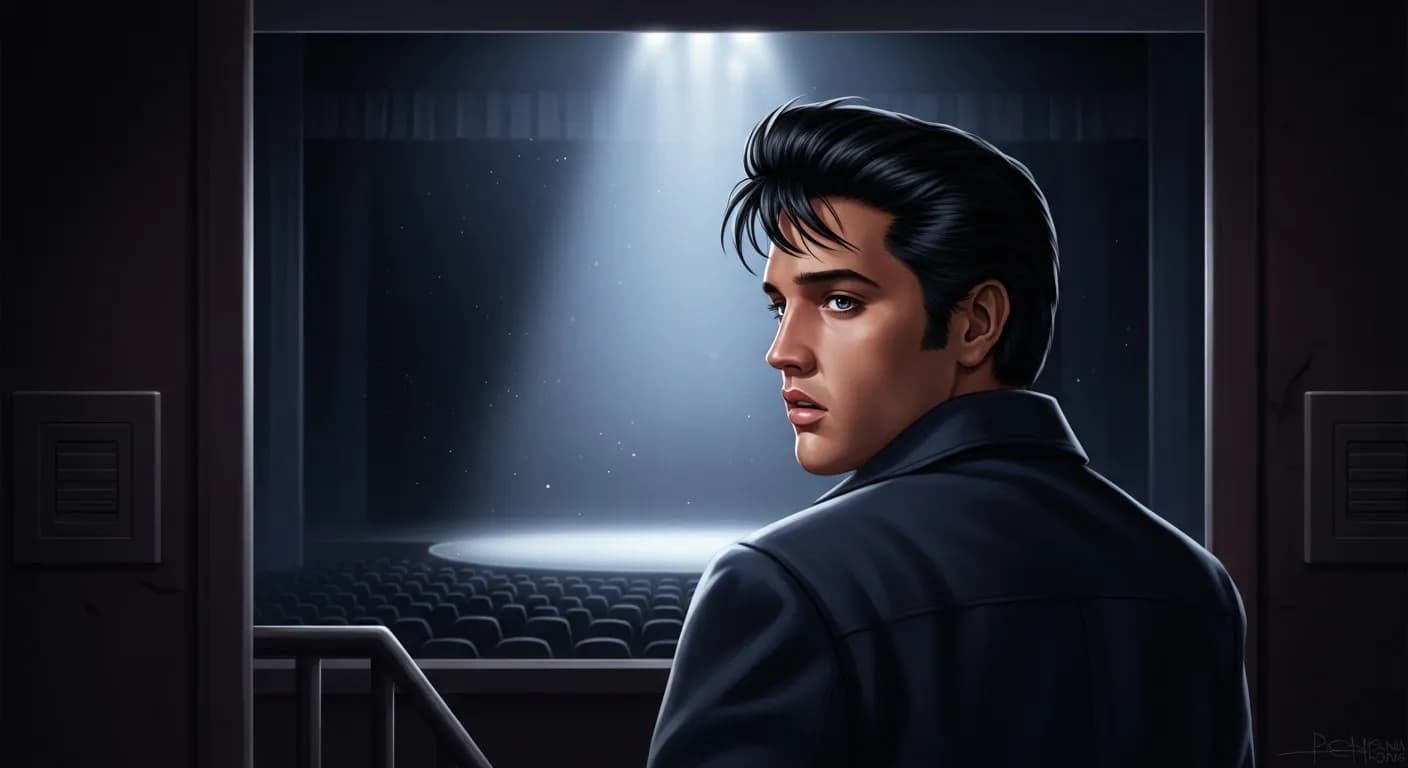 「エルヴィス・プレスリー」「オレはすごく神経質なんだ。
子どもの頃からずっと神経質だった。」の画像