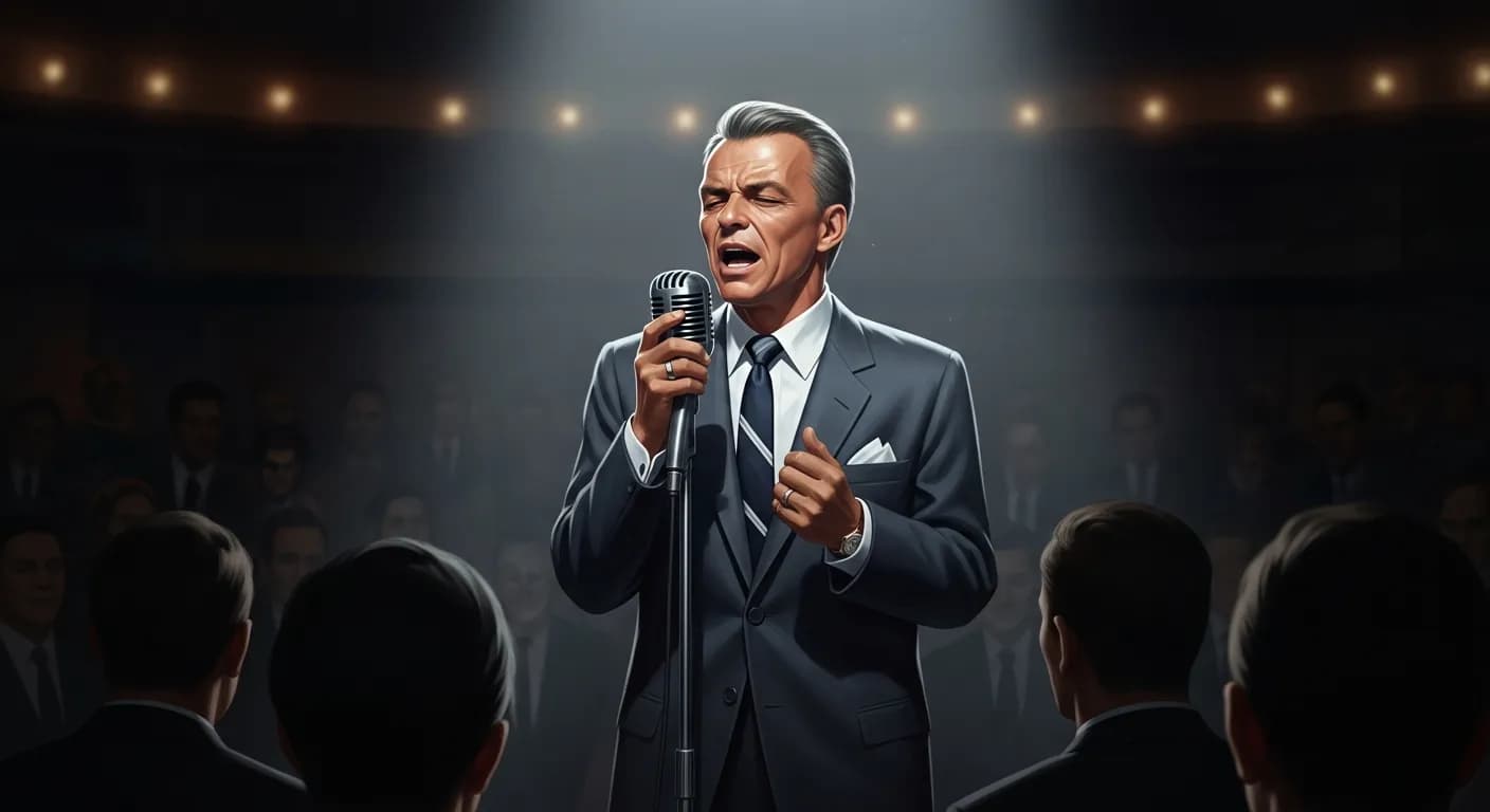 「フランク・シナトラ」「他人の幸運や不運で生計を立てるような人間は寄生虫だ。」の画像