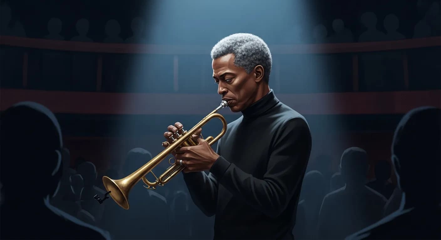 「マイルス・デイヴィス」「いちばん大切なのは、自分だけのサウンドだ。
それがない限り、どんなメロディを演奏しても意味がない。」の画像