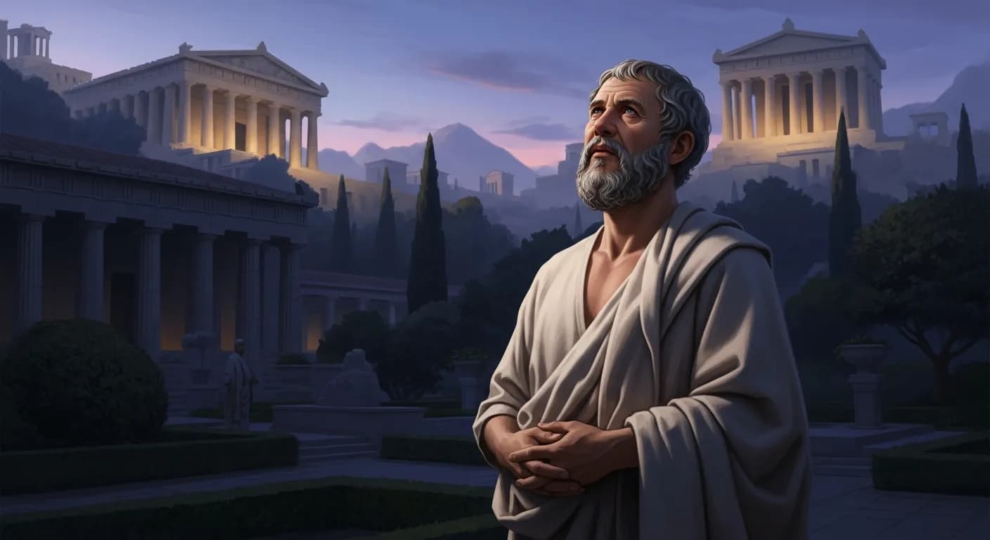 「プラトン」「人間のことは何にてあれ、大いなる心労に値せず。」の画像