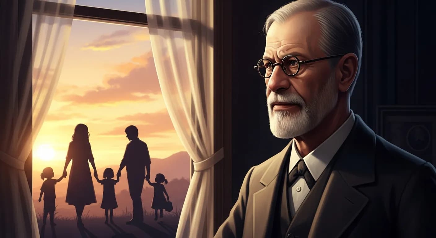 「ジークムント・フロイト」「あらゆるものの中心に愛を置き、愛し愛されることに至上の喜びを見出せたとき、幸福は訪れる。」の画像