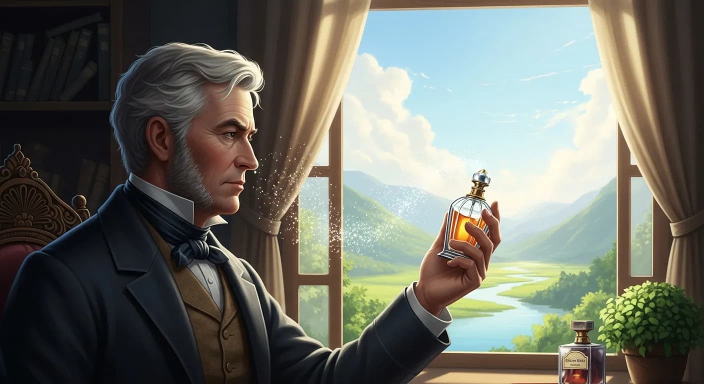 「ラルフ・ワルド・エマーソン」「幸福は香水のごときものである。
人に振りかけると自分にも必ずかかる。」の画像