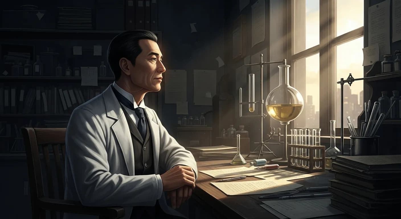 「野口英世」「過去を変えることはできないし、変えようとも思わない。
なぜなら人生で変えることができるのは、自分と未来だけだからだ。」の画像