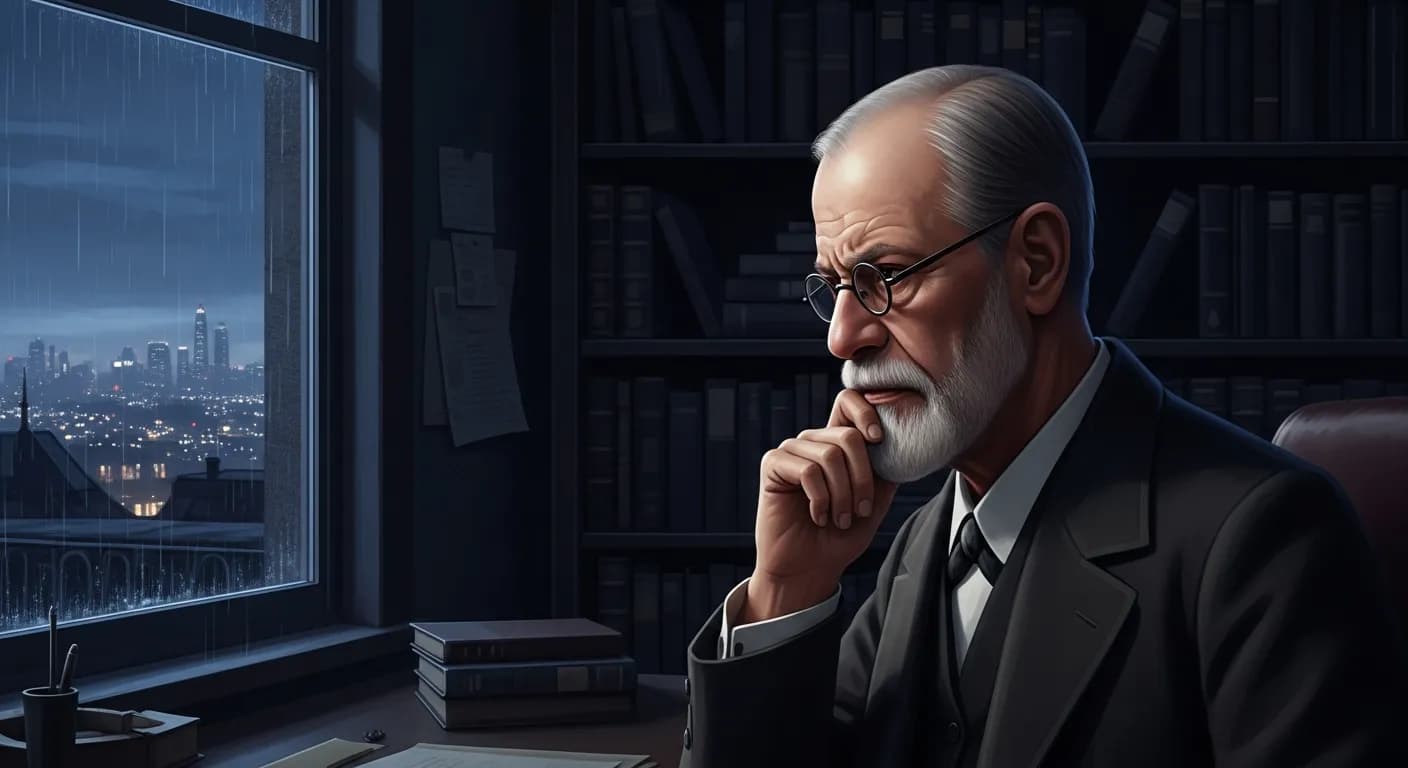 「ジークムント・フロイト」「人生は個人にとっても人類にとっても、等しく耐えがたいものである。」の画像