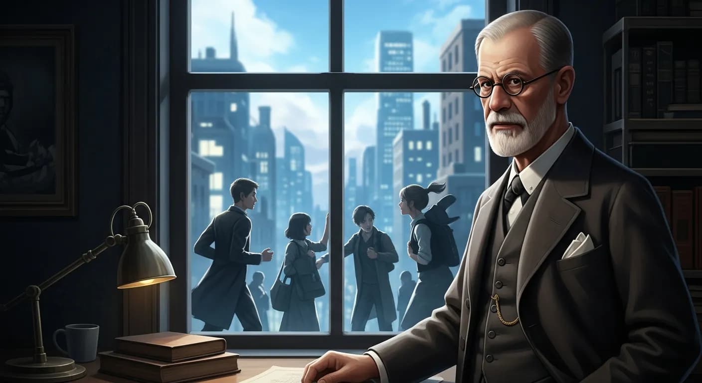 「ジークムント・フロイト」「愛されていると確信している人間はどれほど大胆になれることか。」の画像