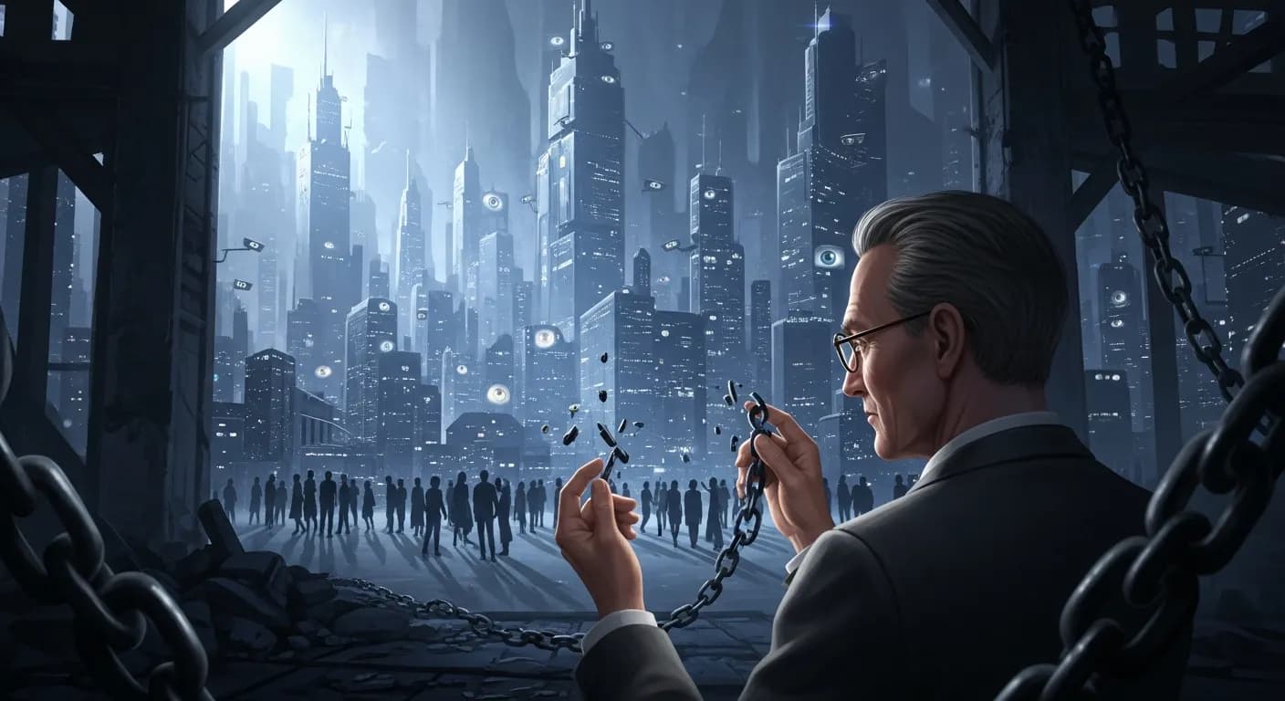 「エーリヒ・フロム」「過去の危険は人間が奴隷になることだった。
未来の危険は人間がロボットになるかもしれないことだ。」の画像