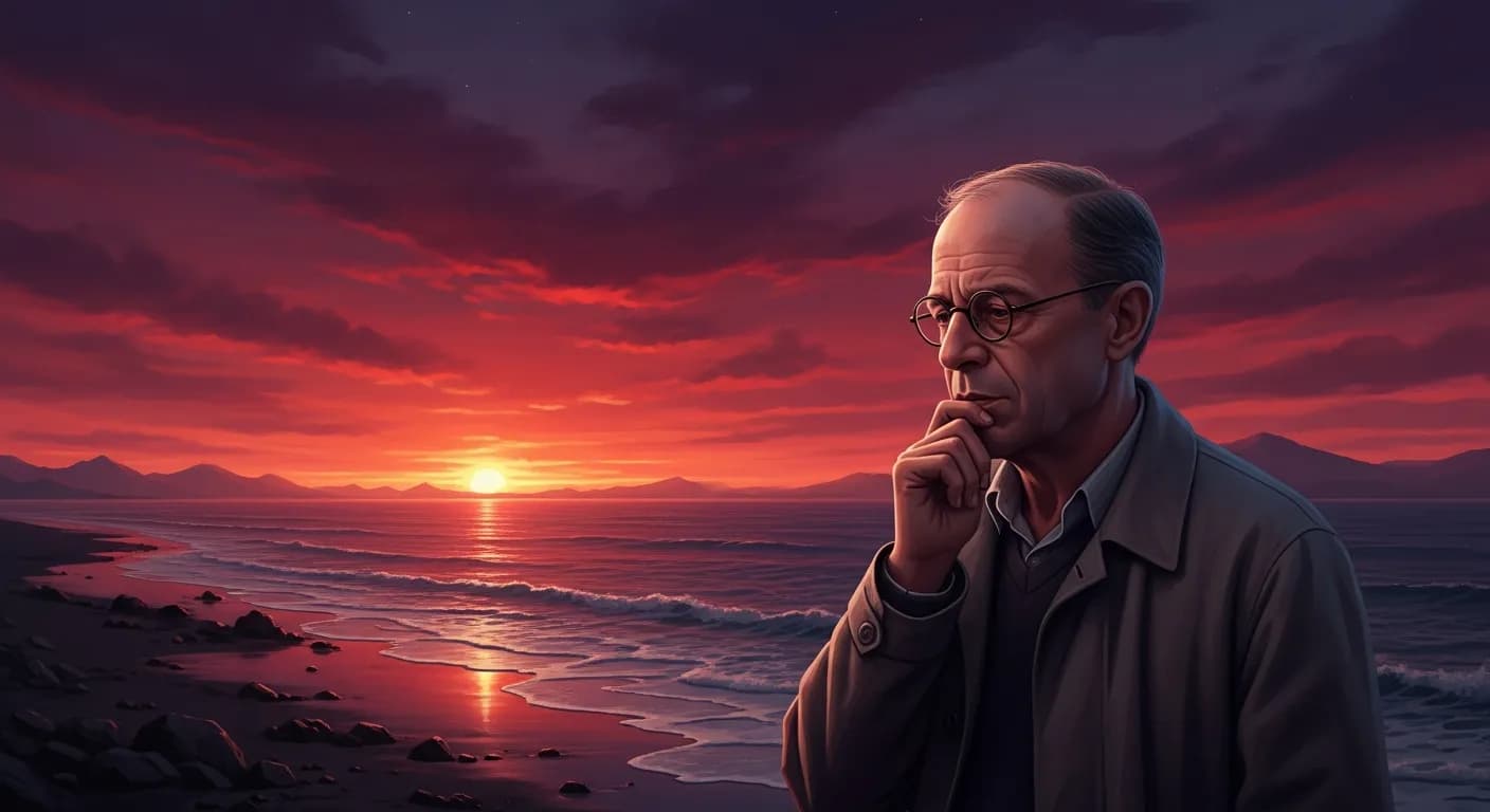 「ジャン=ポール・サルトル」「永遠であるという幻想が失われた時、人生は意味を持たなくなる。」の画像