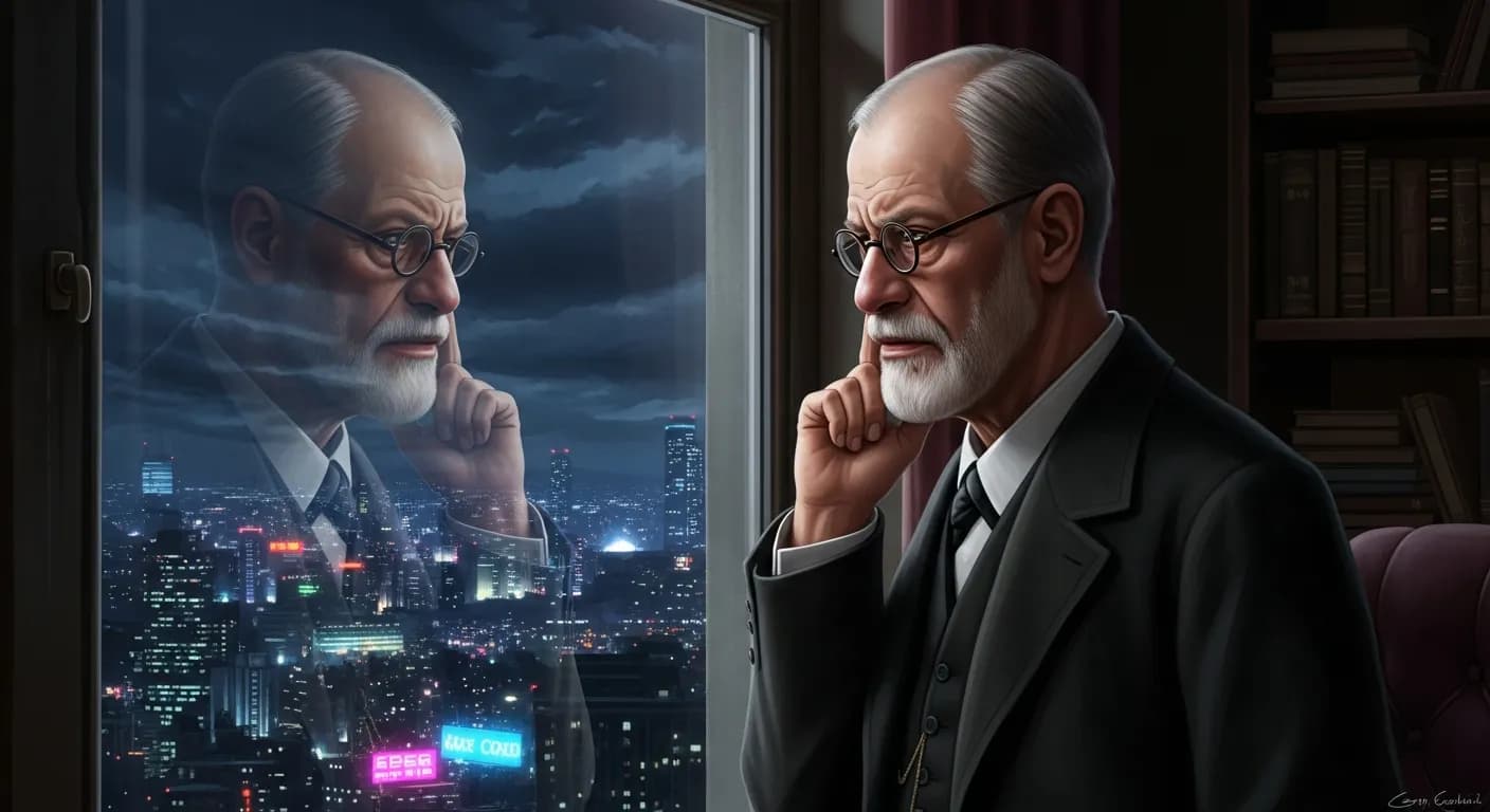 「ジークムント・フロイト」「ほとんどの人間は実のところ自由など求めていない。
なぜなら自由には責任が伴うからである。
みんな責任を負うことを恐れているのだ。」の画像