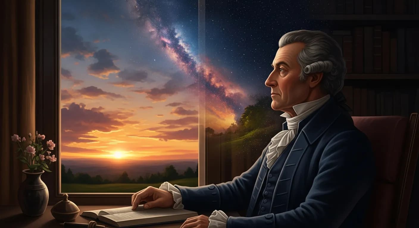 「イマヌエル・カント」「幸福とは理性の理想ではなく、想像の理想である。」の画像