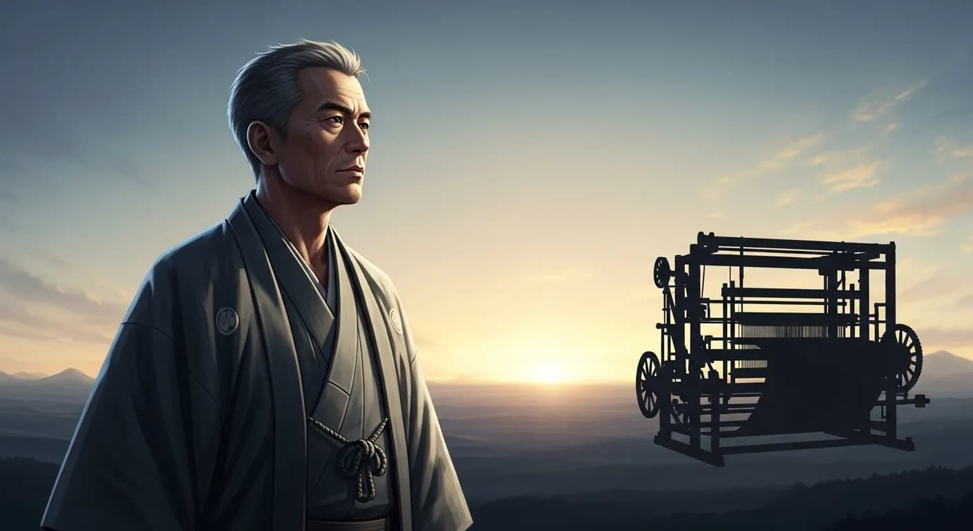 「豊田佐吉」「人のやったことは、まだ人のやれることの百分の一にすぎない」の画像