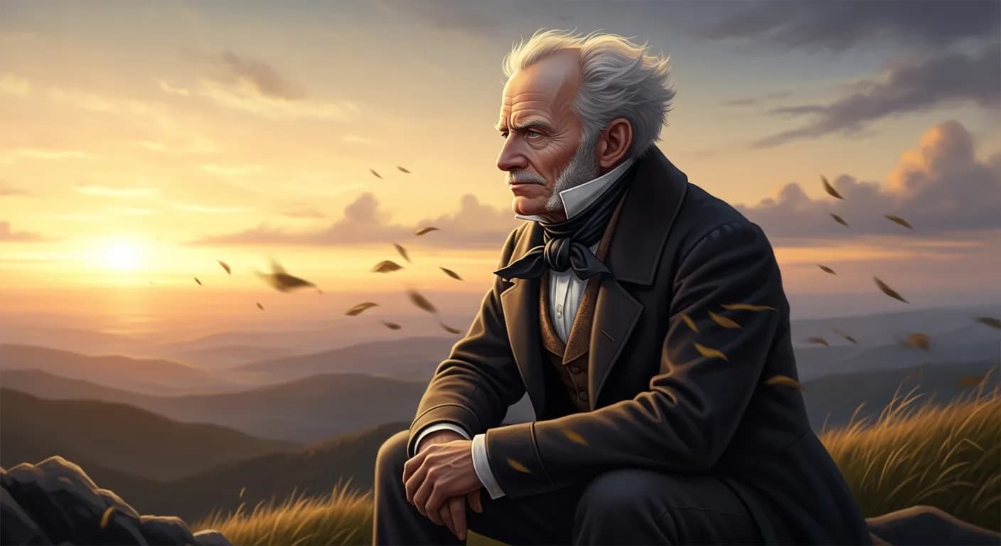 「アルトゥル・ショーペンハウアー」「孤独を愛さない人間は、自由を愛さない人間にほかならない。
なぜなら、孤独でいるときにのみ人間は自由なのだから。」の画像