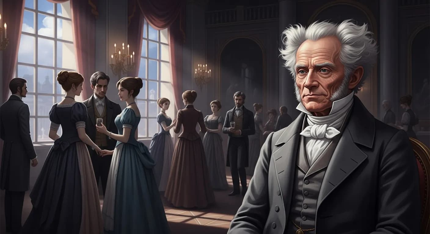 「アルトゥル・ショーペンハウアー」「男同士は本来、互いに無関心なものだが、女は生まれつき敵同士である。」の画像