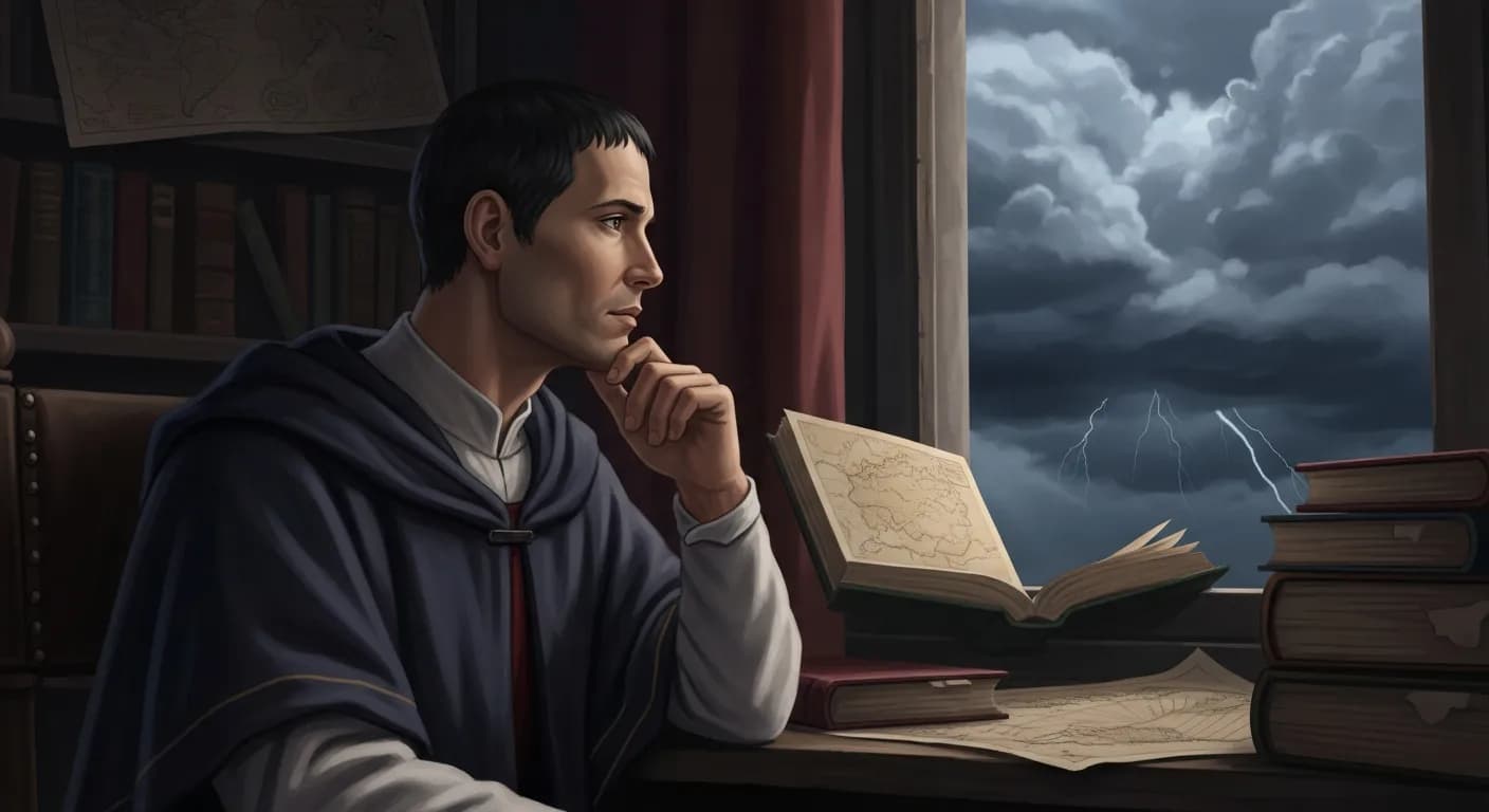 「ニッコロ・マキャヴェッリ」「人に危害を加えるときは、復讐をおそれる必要がないように痛烈にやらなければならない。」の画像