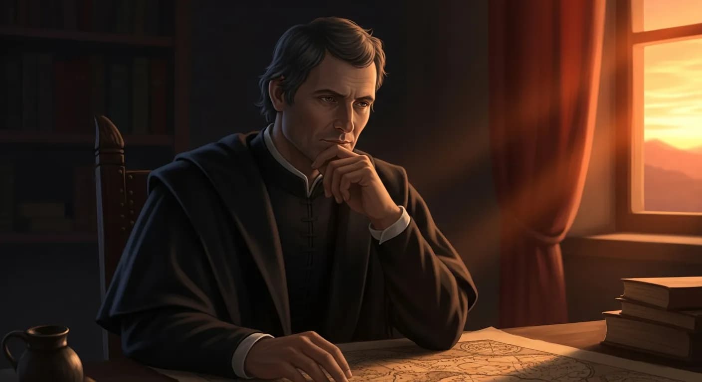 「ニッコロ・マキャヴェッリ」「いかなる種類の闘いといえども、あなた自身の弱体化につながりそうな闘いは、絶対にしてはならない。」の画像